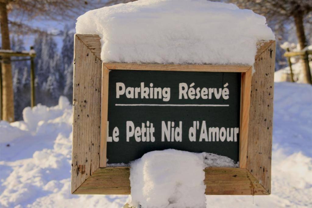 Micro-Lodge, Le Petit Nid D'Amour Montriond Exterior foto